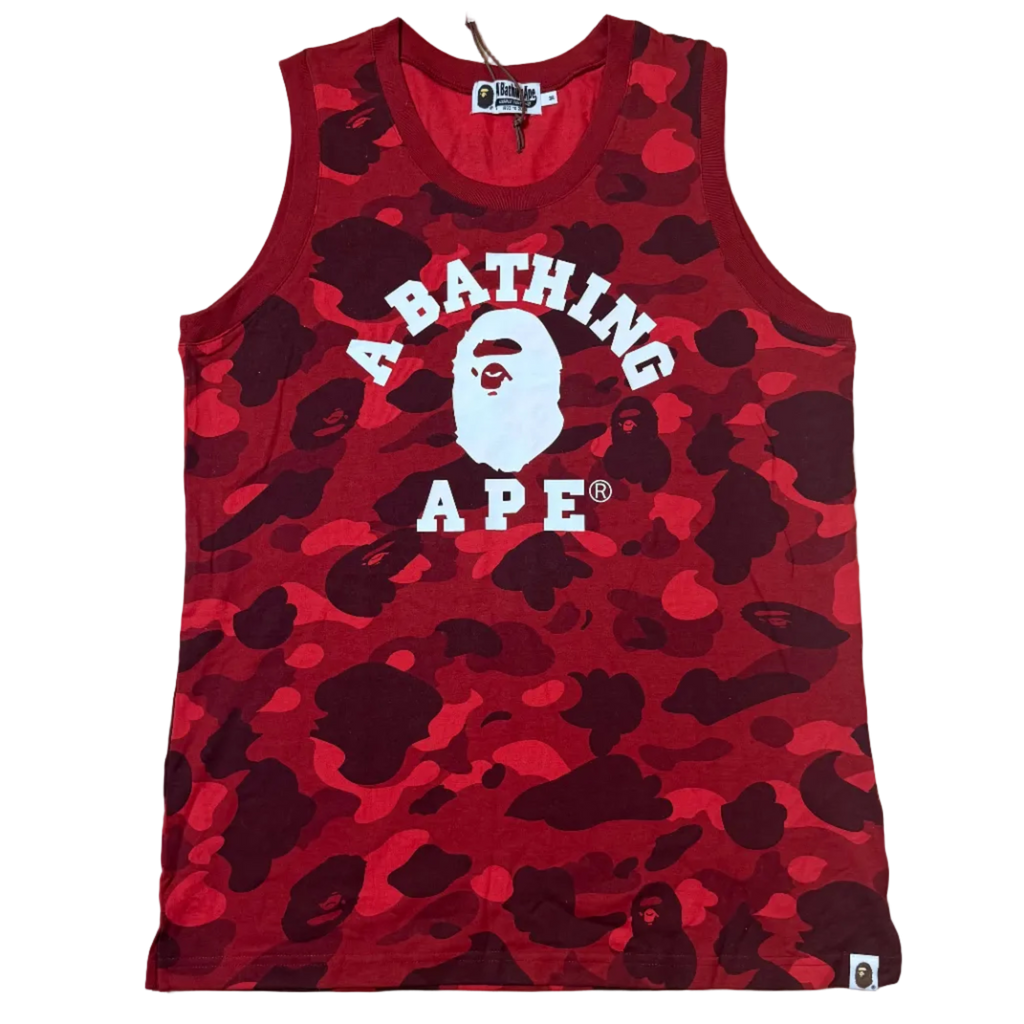A Bathing Ape Camo Basketball Tank Top (With Tags) - Size M