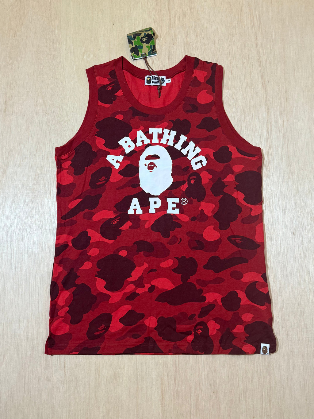 A Bathing Ape Camo Basketball Tank Top (With Tags) - Size M