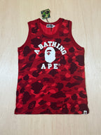 A Bathing Ape Camo Basketball Tank Top (With Tags) - Size M