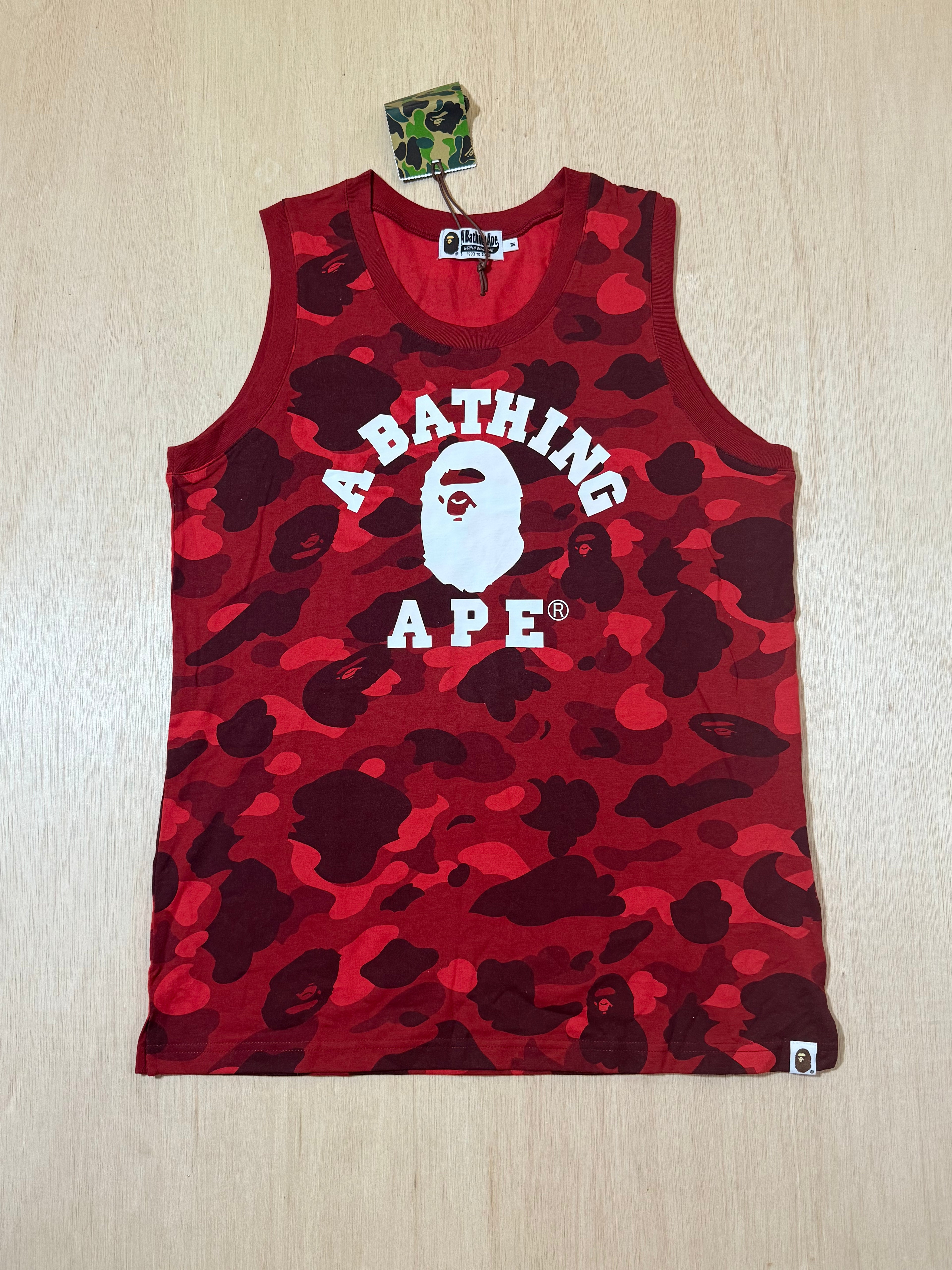 A Bathing Ape Camo Basketball Tank Top (With Tags)