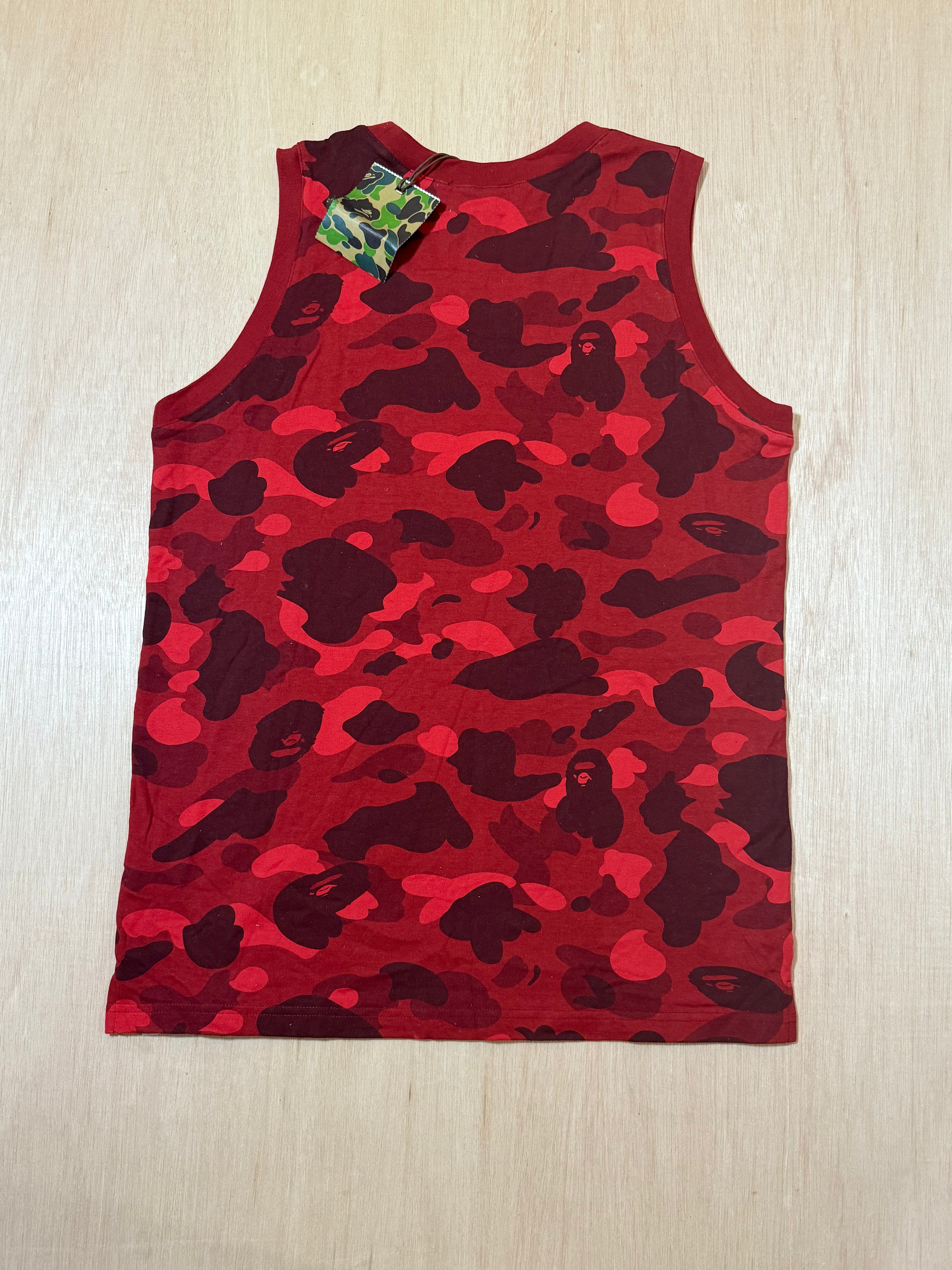 A Bathing Ape Camo Basketball Tank Top (With Tags)