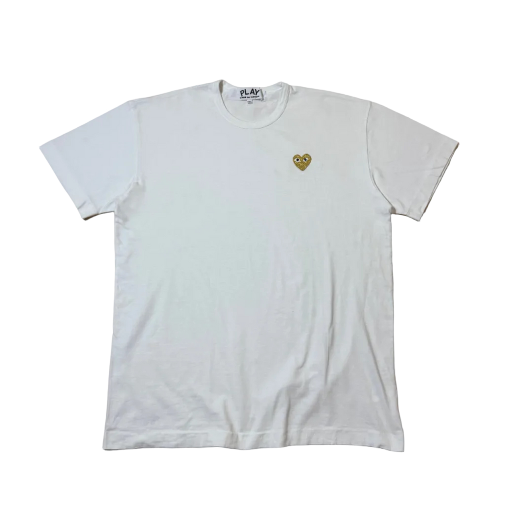 Play CDG Gold Heart Tee