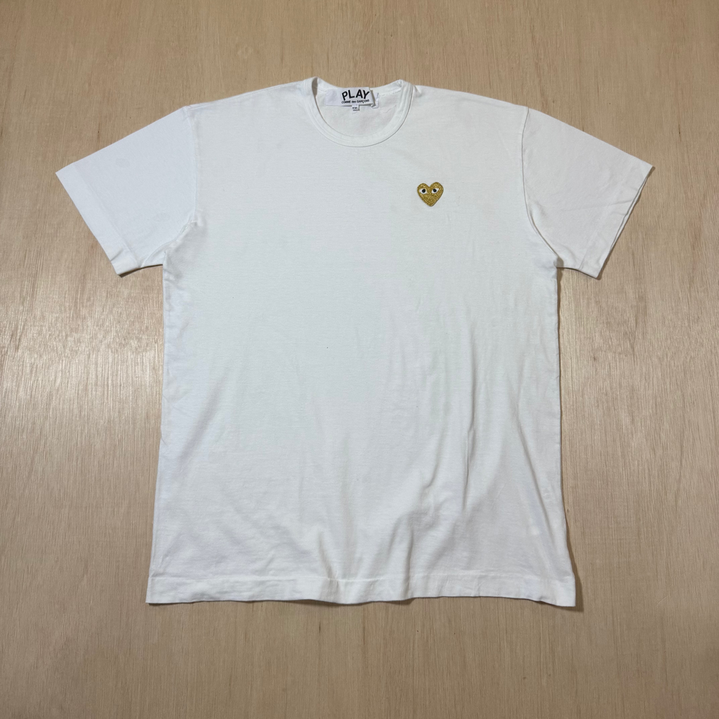 Play CDG Gold Heart Tee