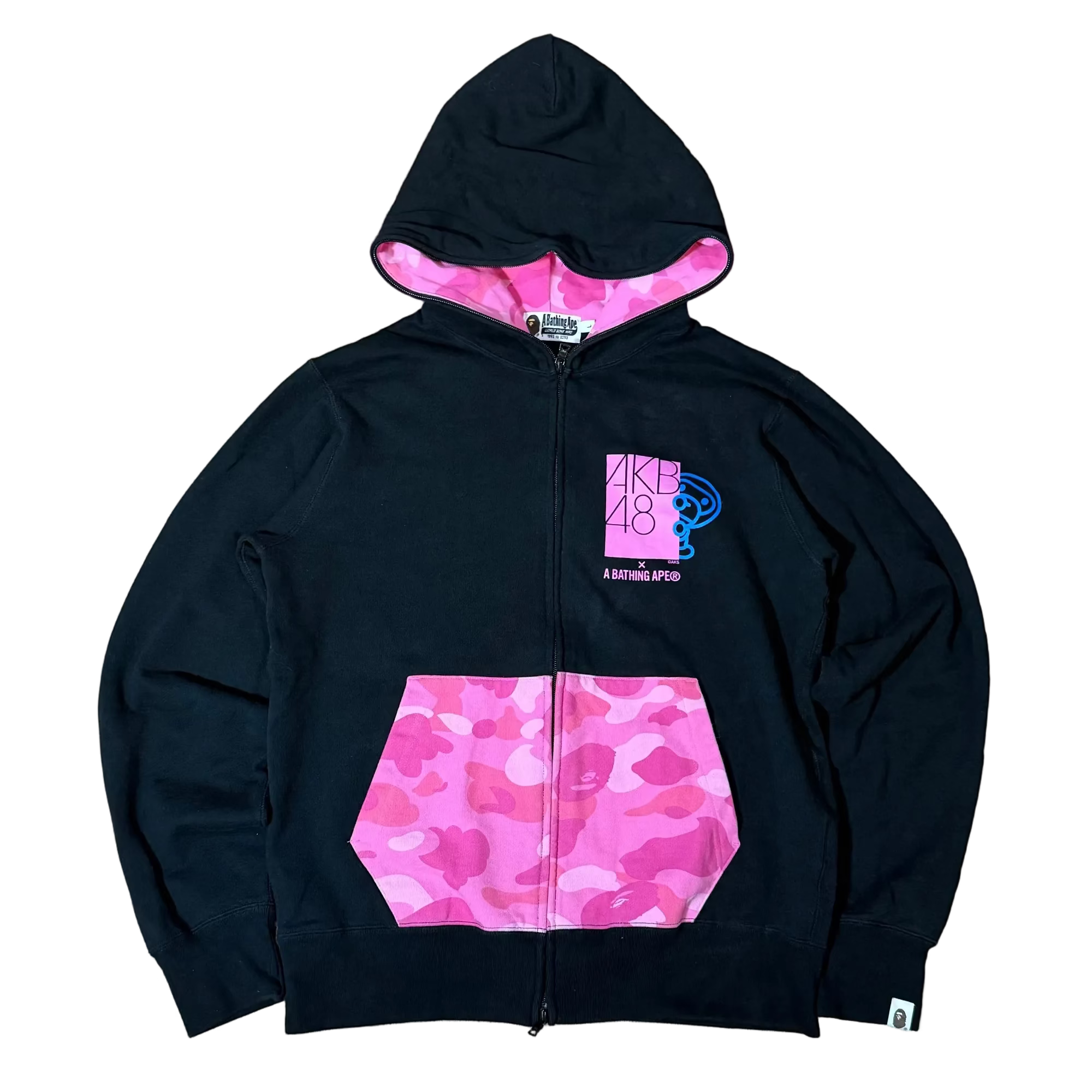 AKB48 X A Bathing Ape Zip Up Hoodie