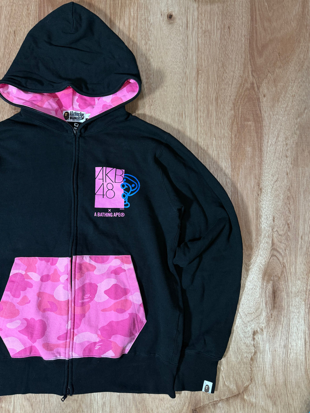 AKB48 X A Bathing Ape Zip Up Hoodie