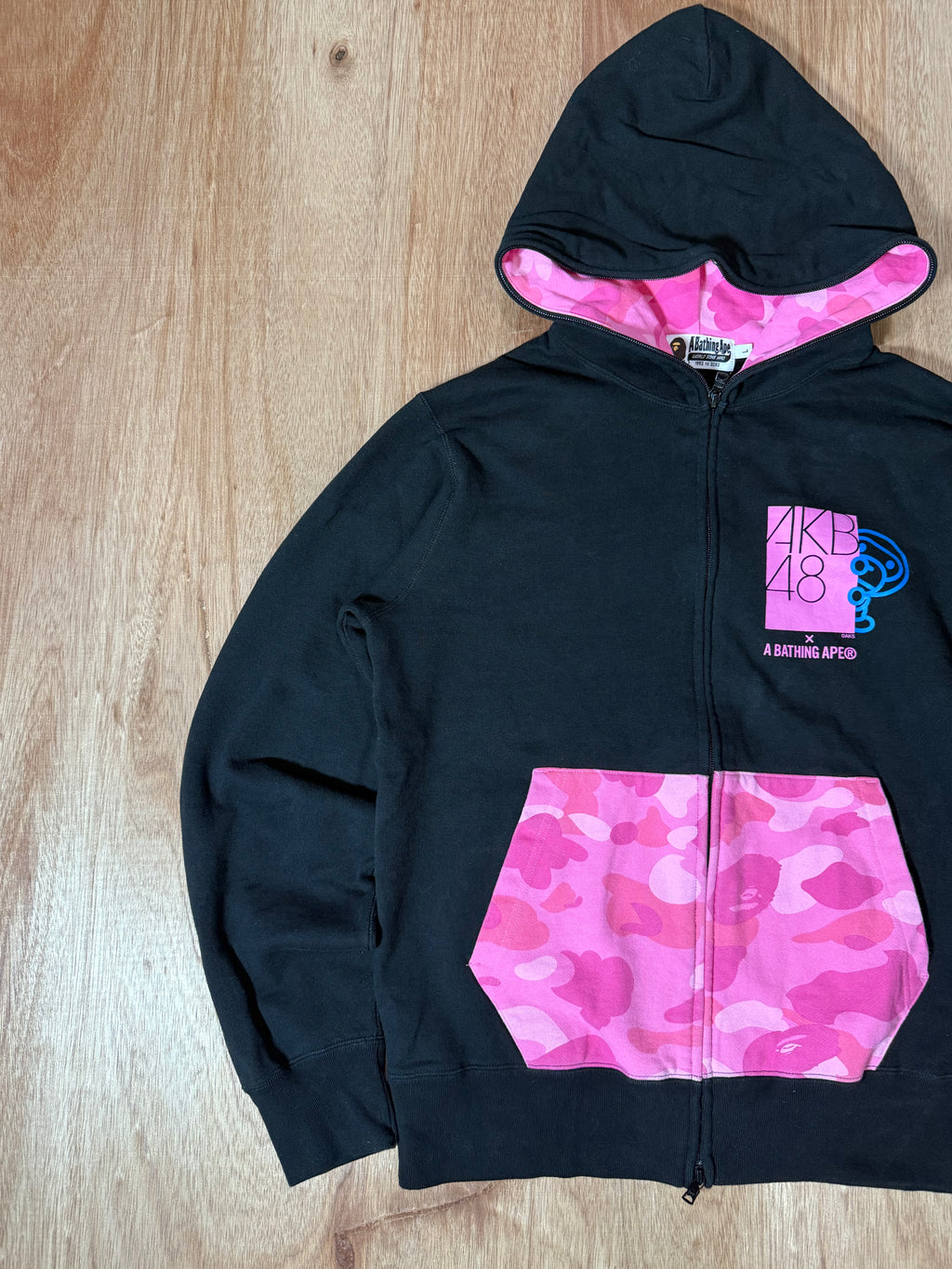 AKB48 X A Bathing Ape Zip Up Hoodie