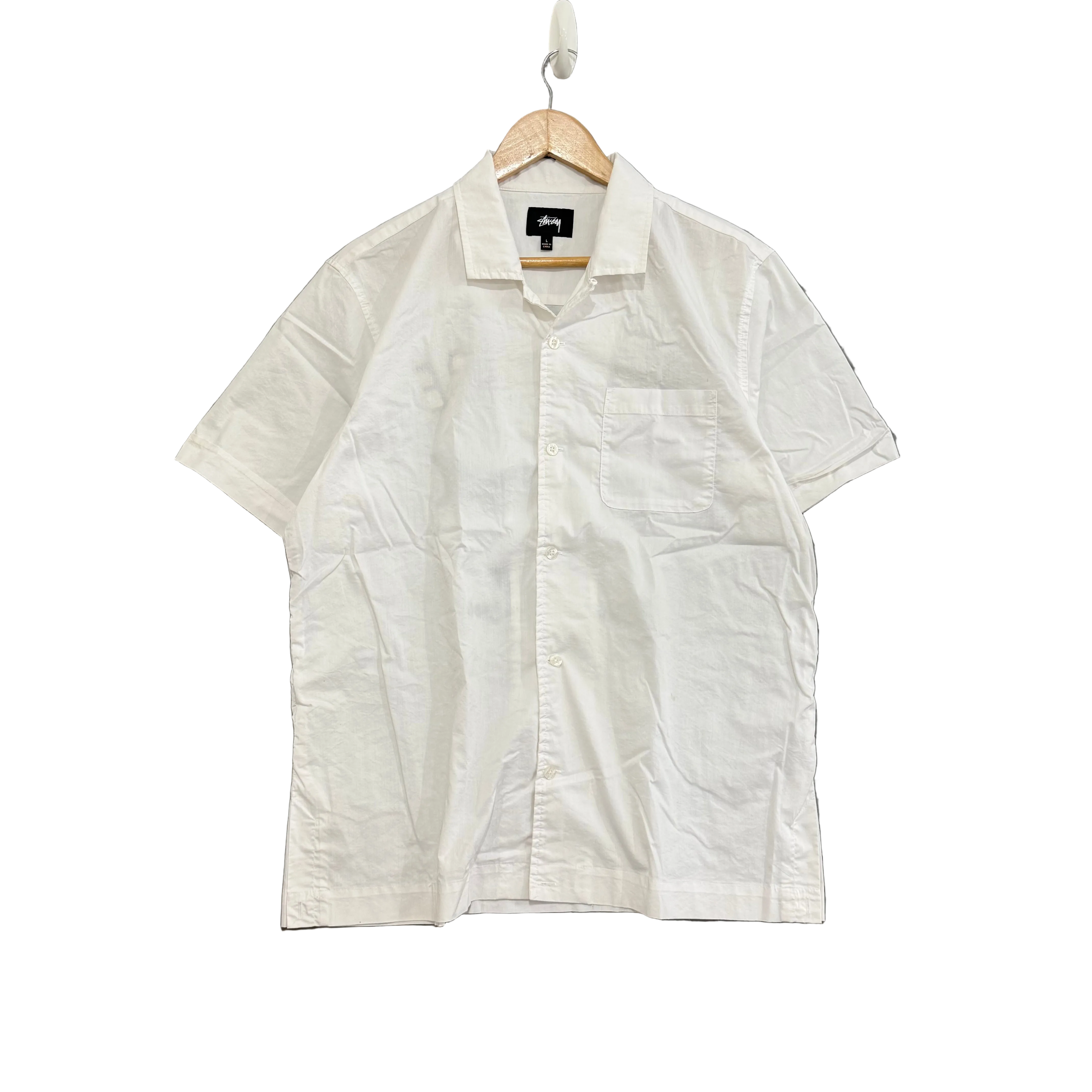 Stussy Hellshire Button Up - Size L