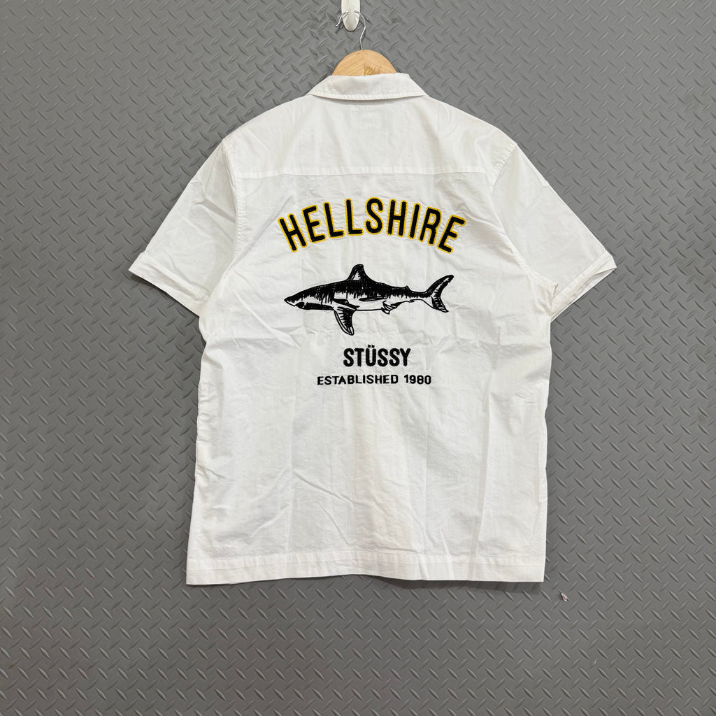 Stussy Hellshire Button Up - Size L