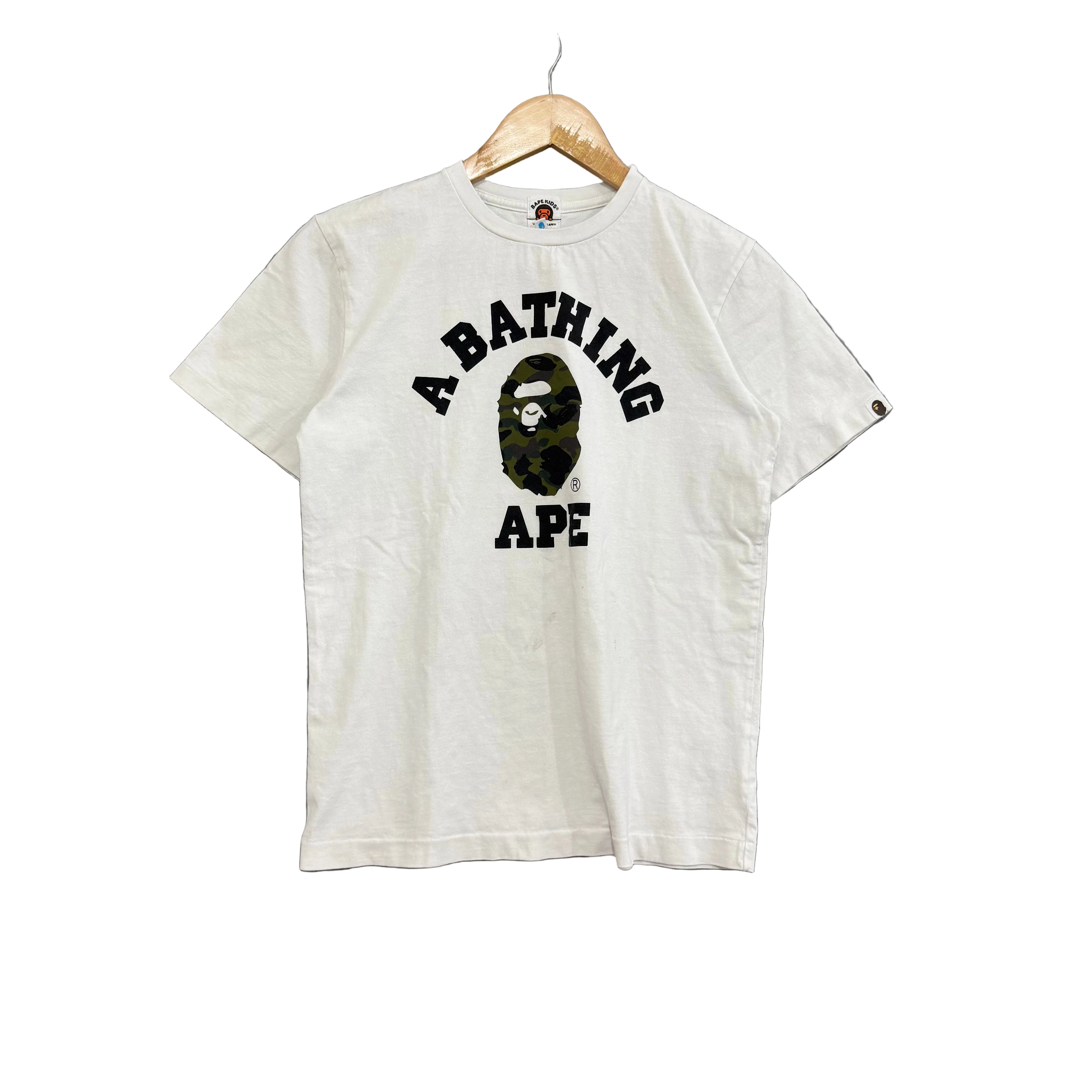 A Bathing Ape KIDS College Logo - Size 160