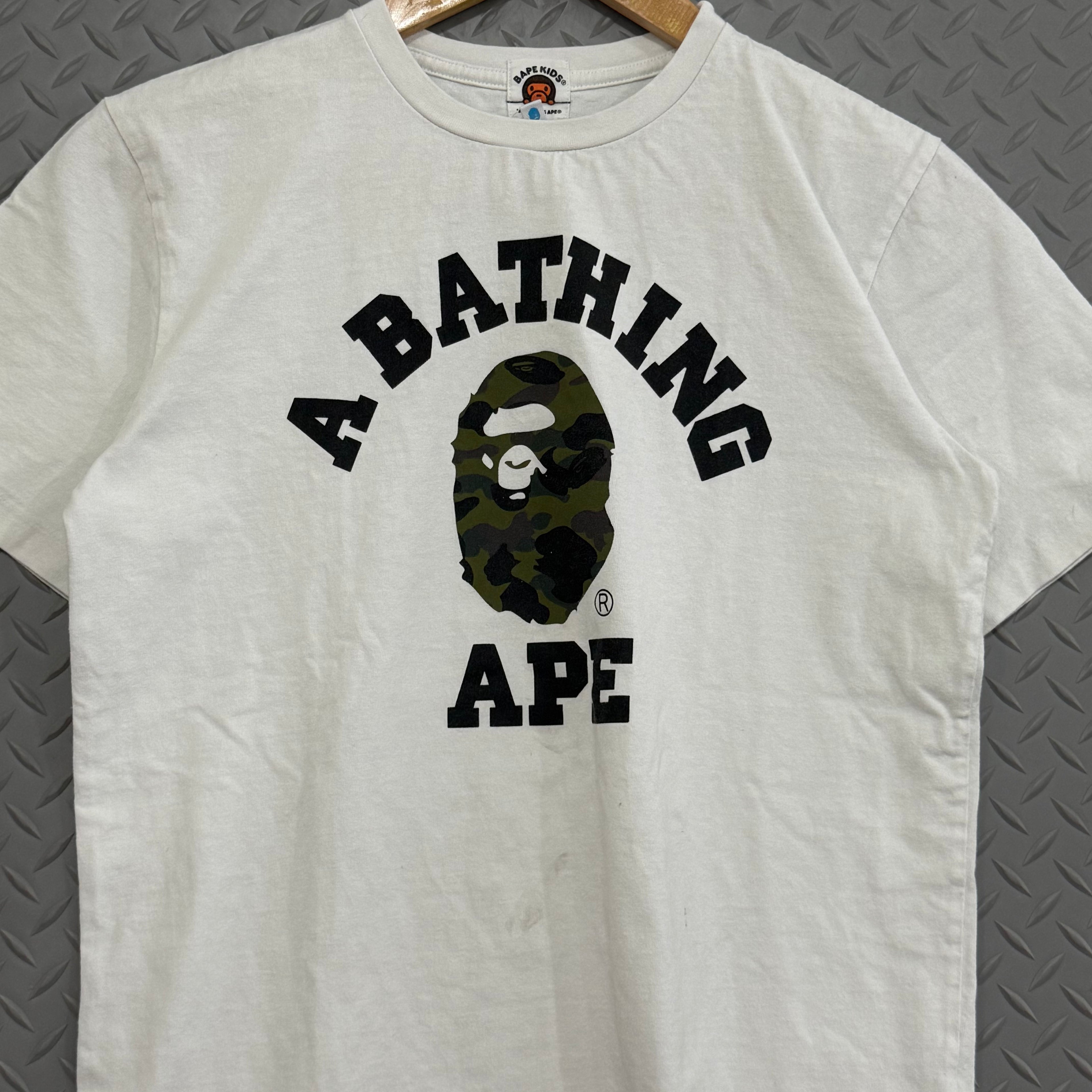 A Bathing Ape KIDS College Logo - Size 160