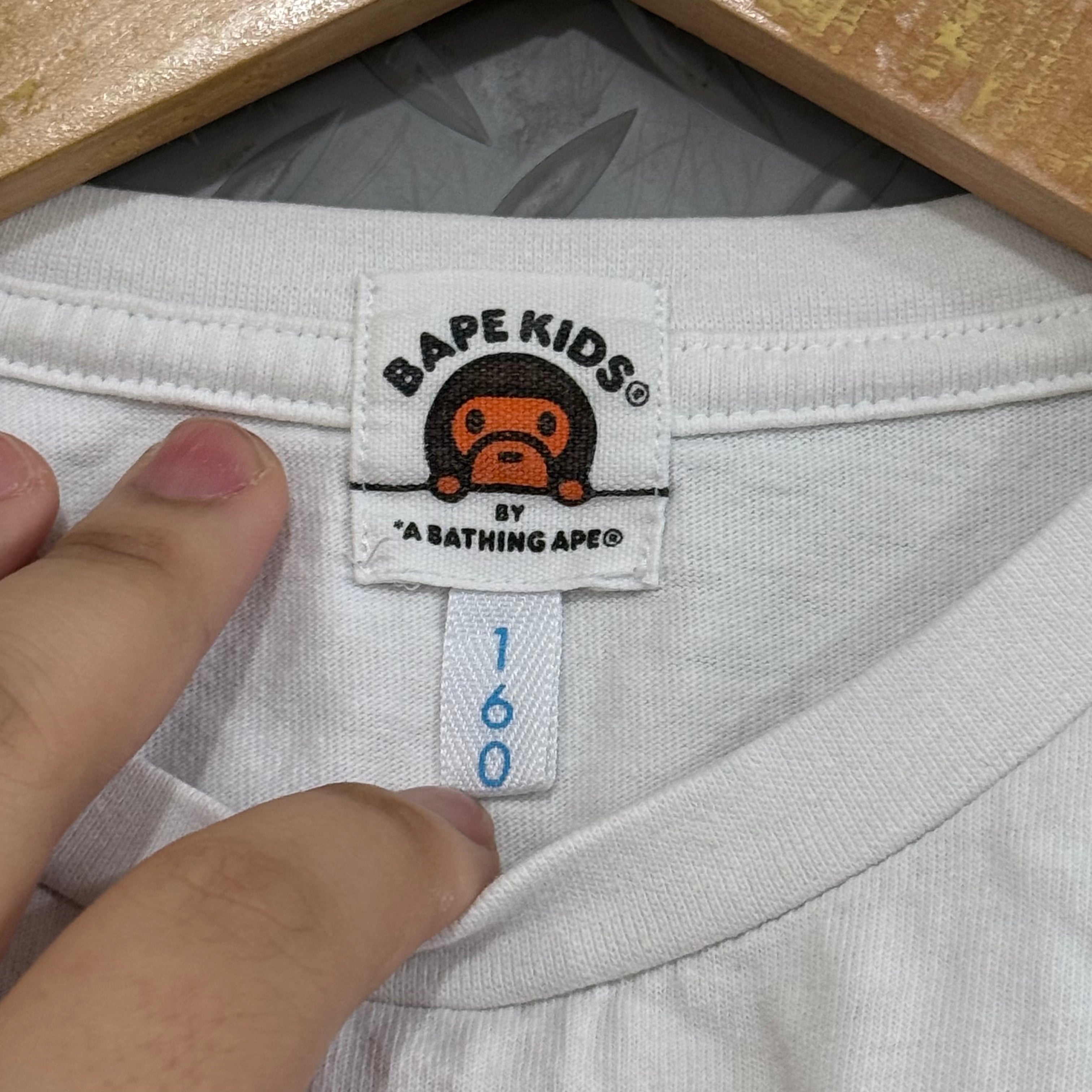 A Bathing Ape KIDS College Logo - Size 160
