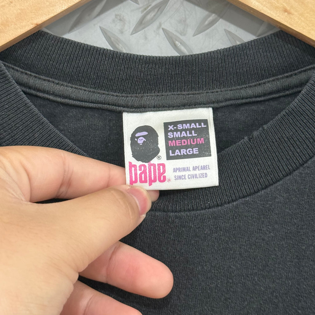 A Bathing Ape Logos Tee - Size M