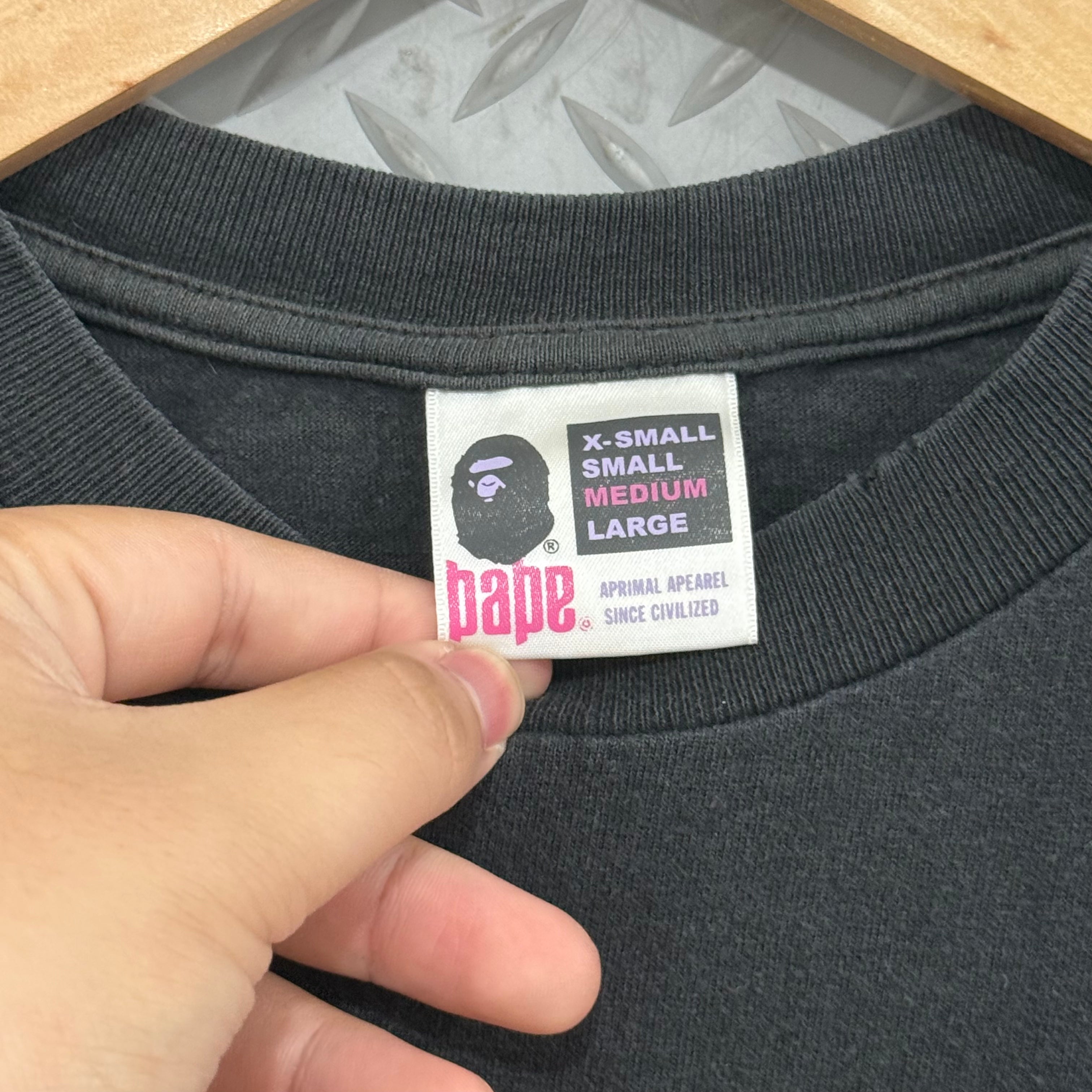 A Bathing Ape Logos Tee - Size M