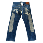 Evisu Daicock Denim Jeans - Size 34