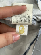 BAPE Stripe ABC Camo Relaxed Fit Pocket L/S Tee - Size L