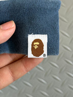 BAPE Stripe ABC Camo Relaxed Fit Pocket L/S Tee - Size L