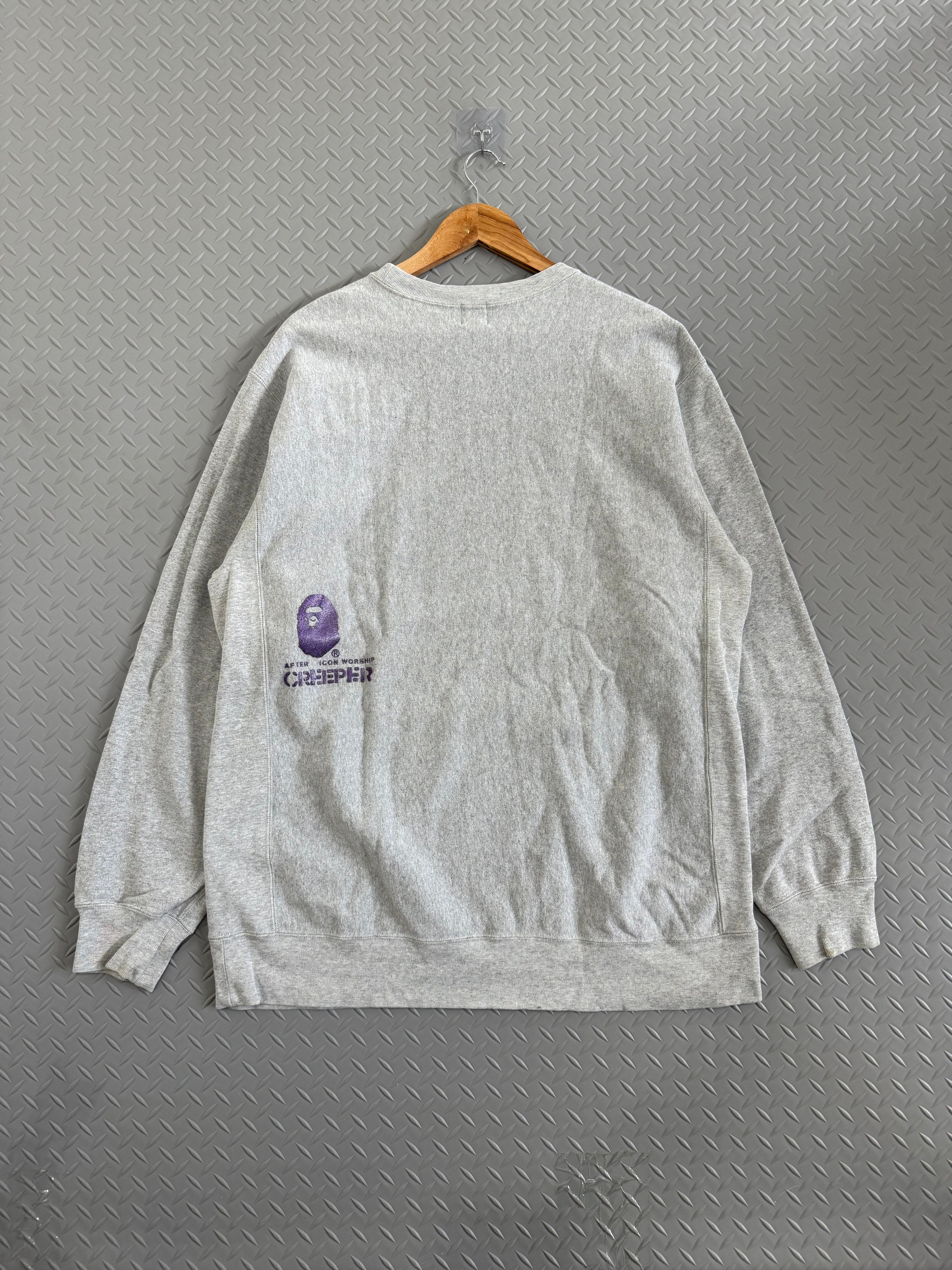 Vintage BAPE Creeper Sweatshirt - Size XL