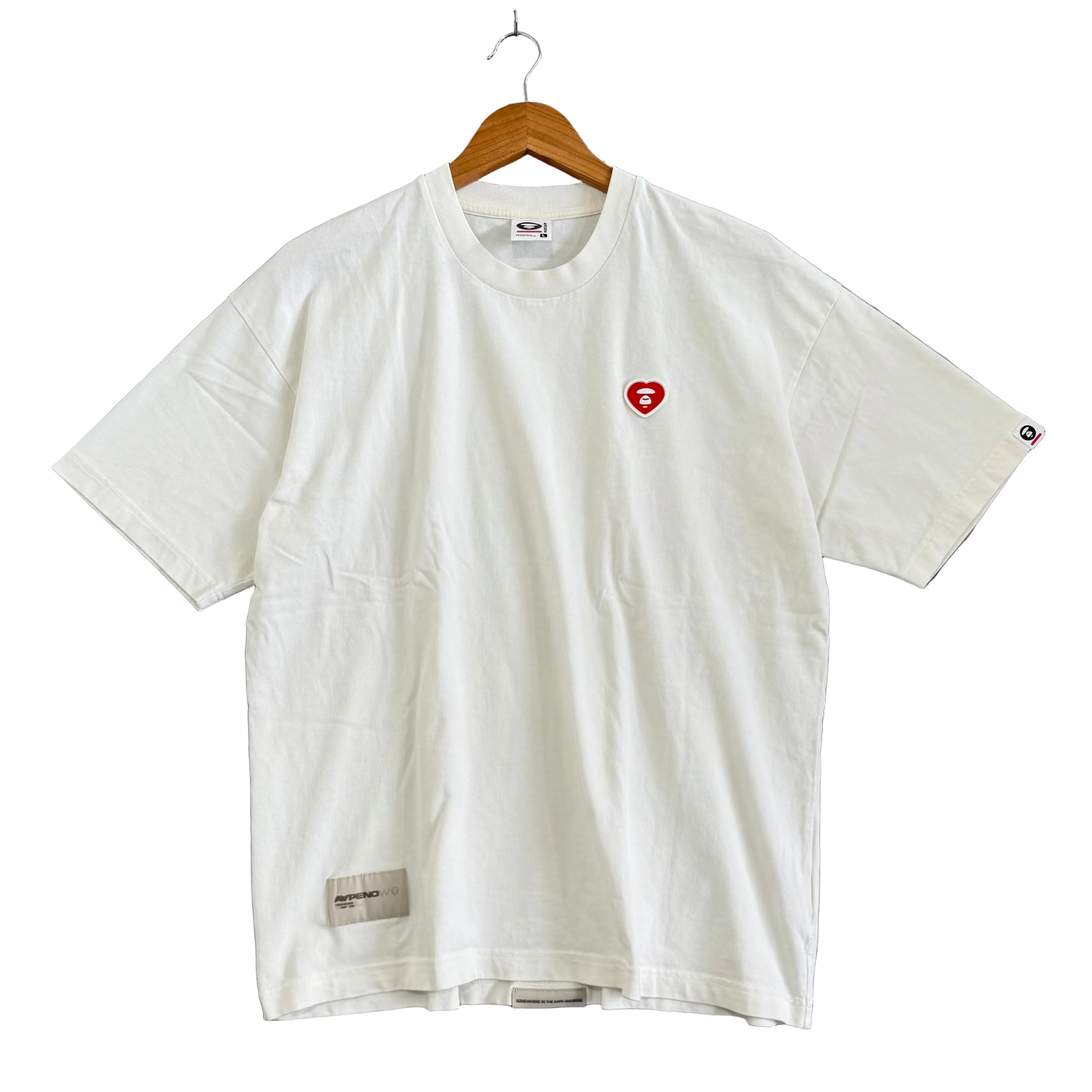 AAPE Heart Tee - Size L