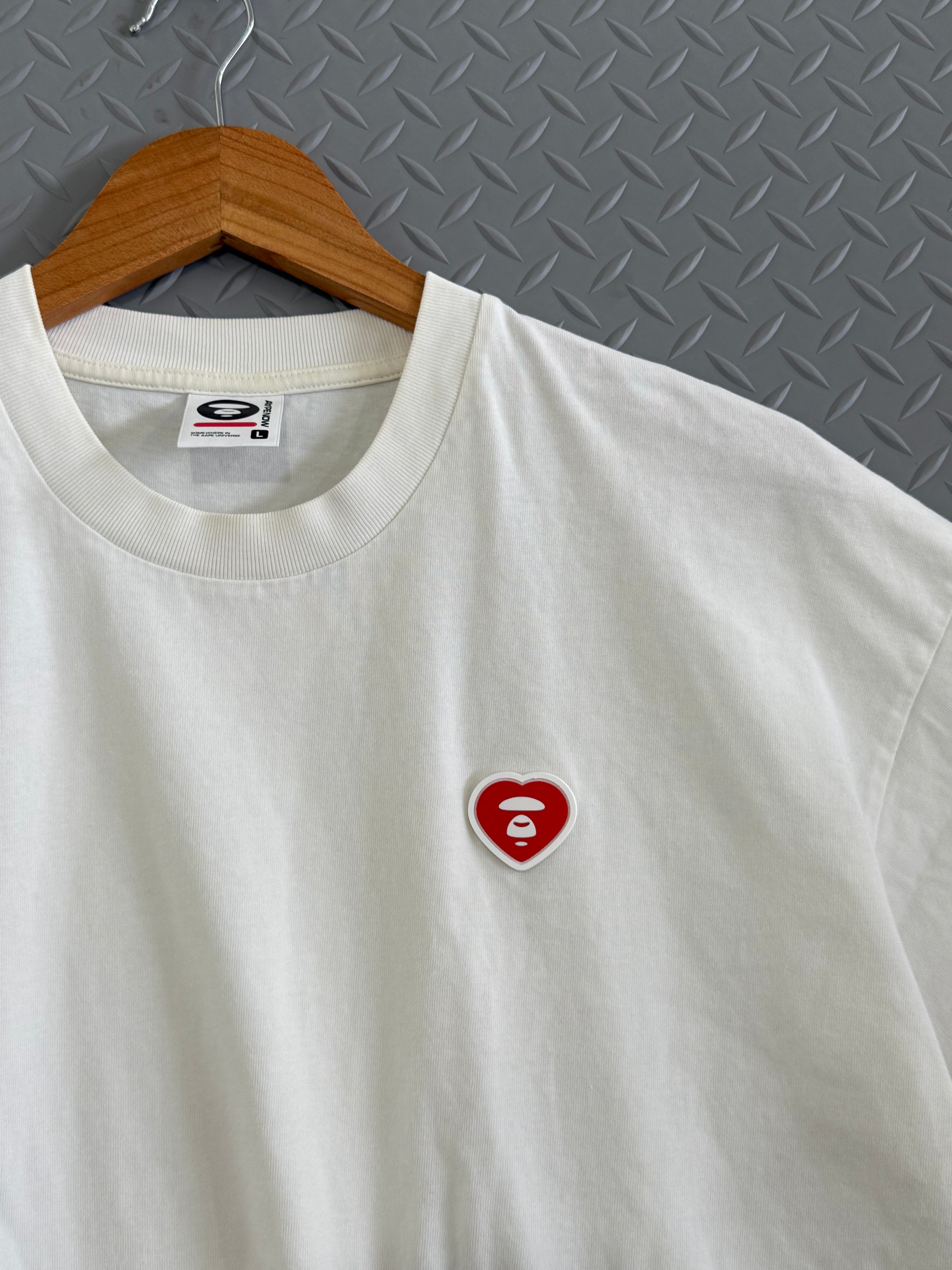 AAPE Heart Tee - Size L