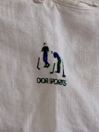 Vintage Christian Dior Sport Linen Polo - Size M