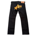BAPE Embroiderd Logo Chino Pants - Size M