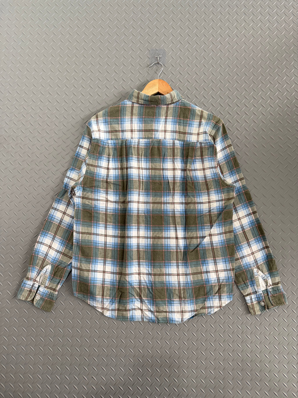 Stussy Adam Plaid Flannel Shirt - Size M