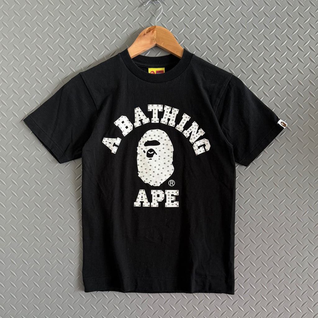 Vintage A Bathing Ape Swarovski Studded Tee - Size XS