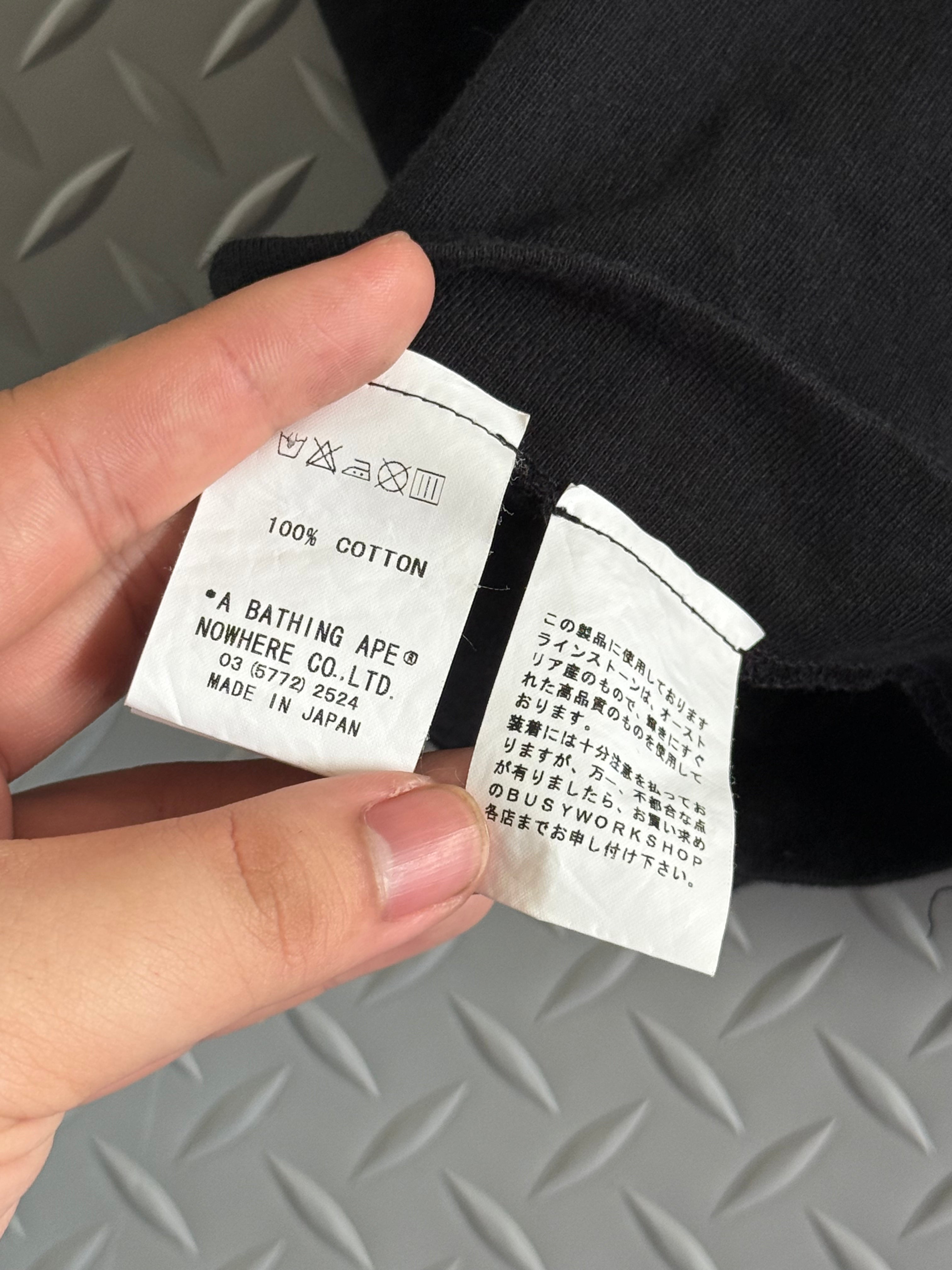 Vintage A Bathing Ape Swarovski Studded Tee - Size XS