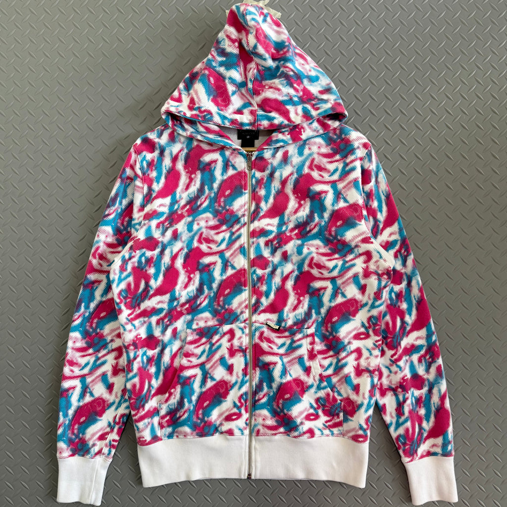 VTG Stussy Psychedelic Zip Up - Size M