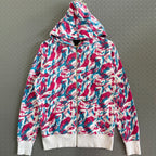 VTG Stussy Psychedelic Zip Up - Size M