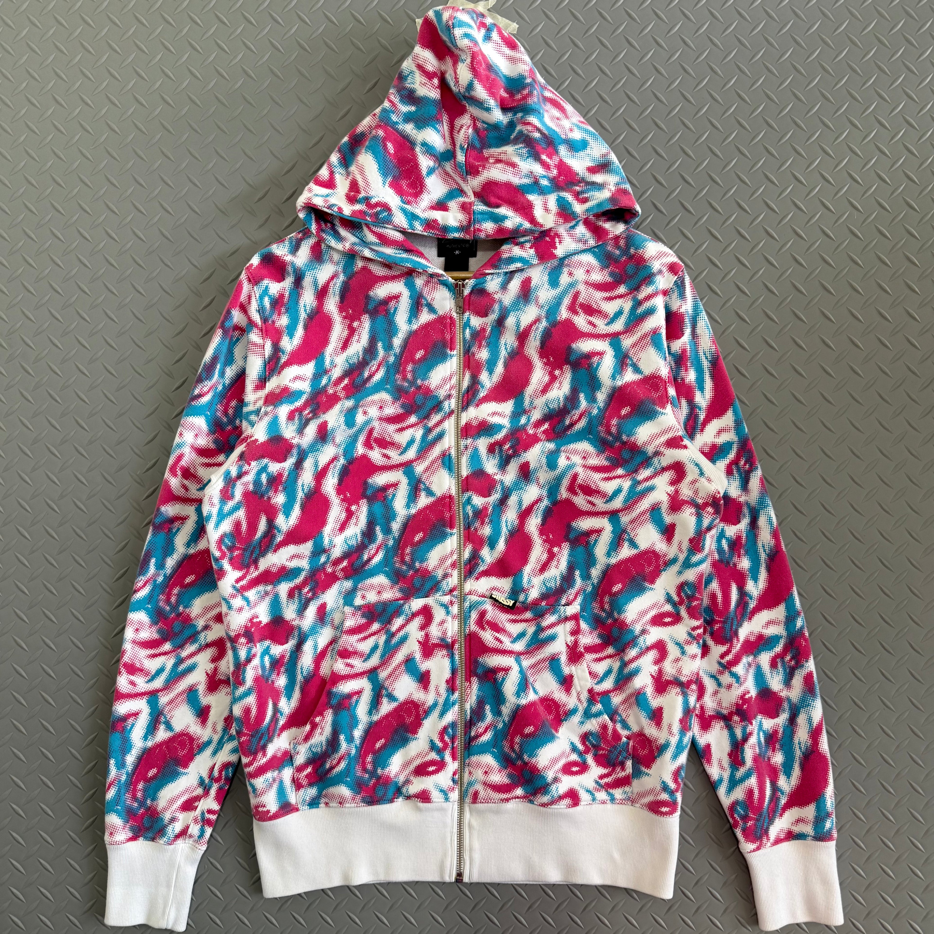 VTG Stussy Psychedelic Zip Up - Size M