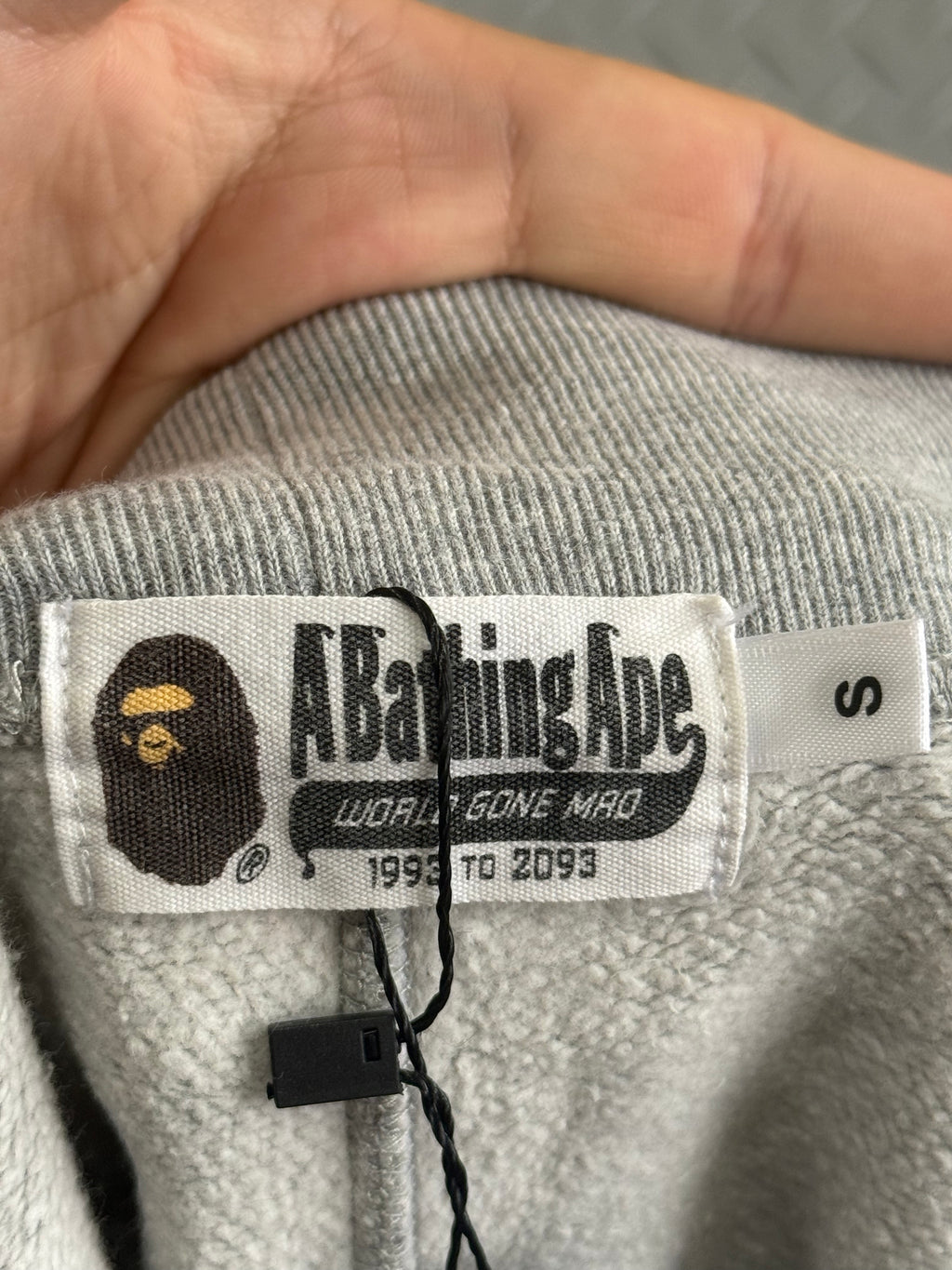 A Bathing Ape College Logo Sweatpants - Size S