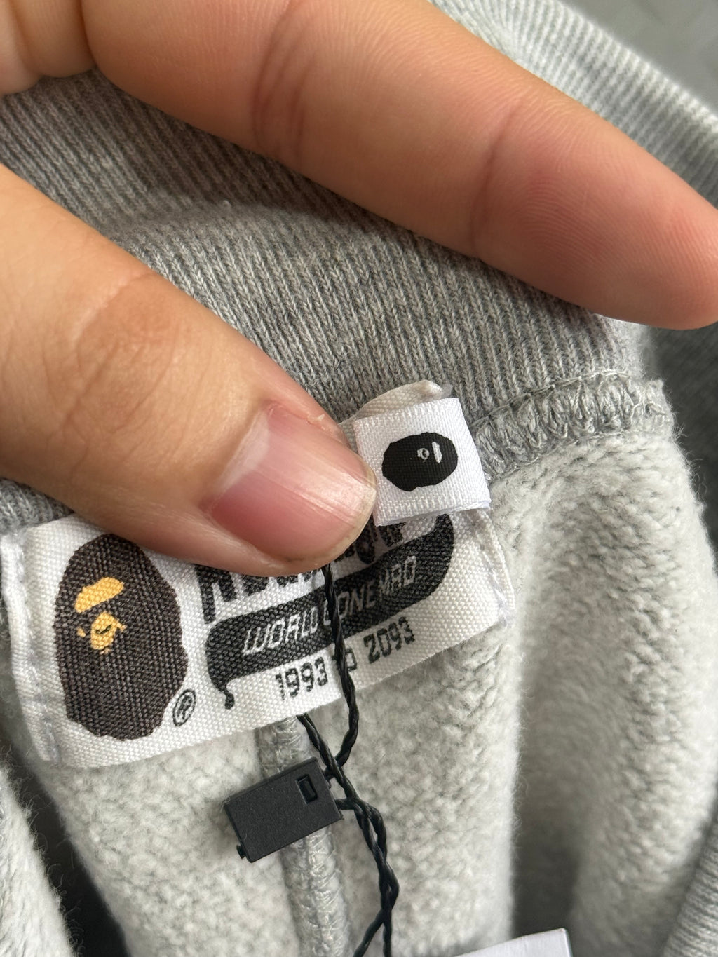 A Bathing Ape College Logo Sweatpants - Size S