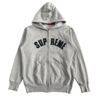Vintage Supreme Arc Logo Zip Up Hoodie - Size L