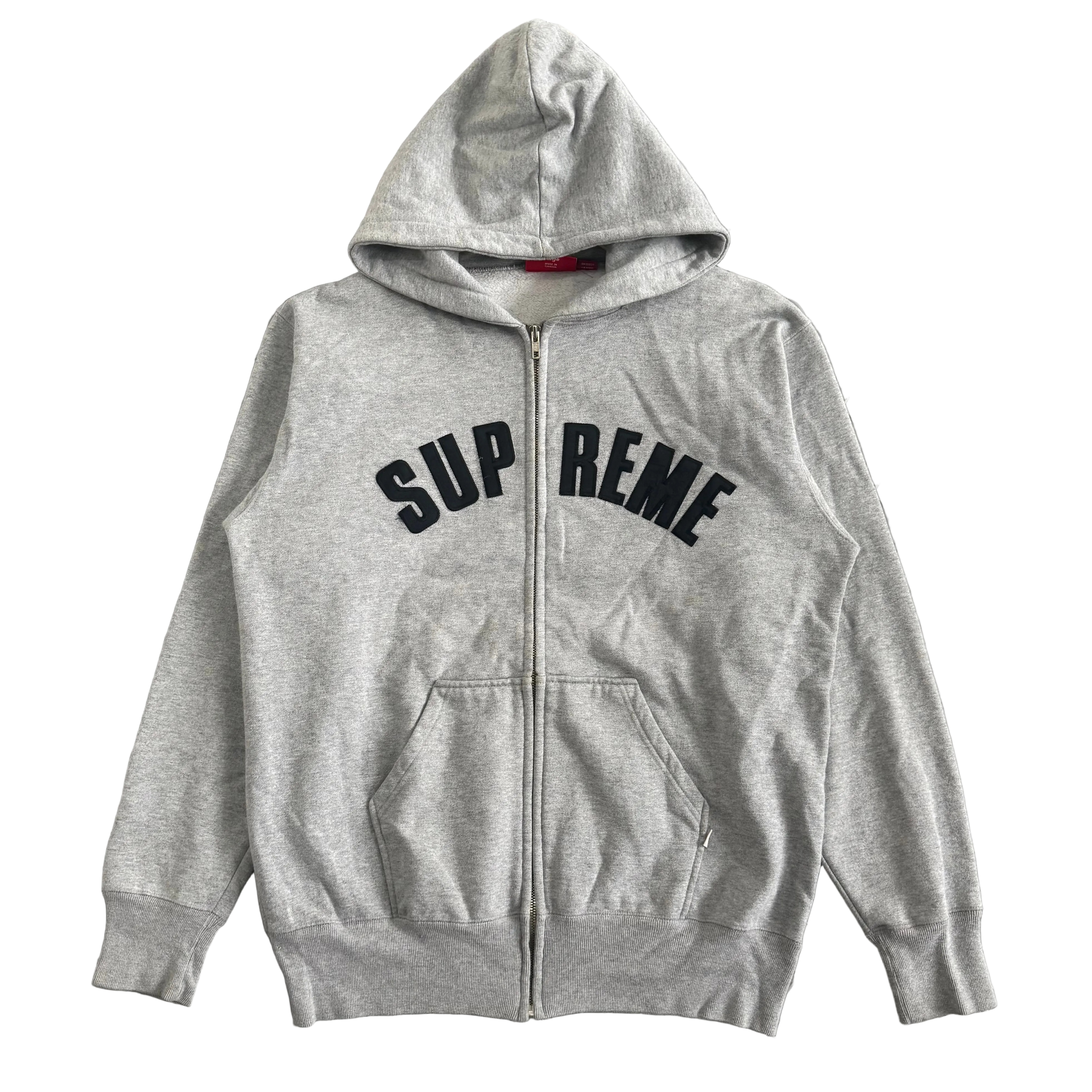 Vintage Supreme Arc Logo Zip Up Hoodie - Size L