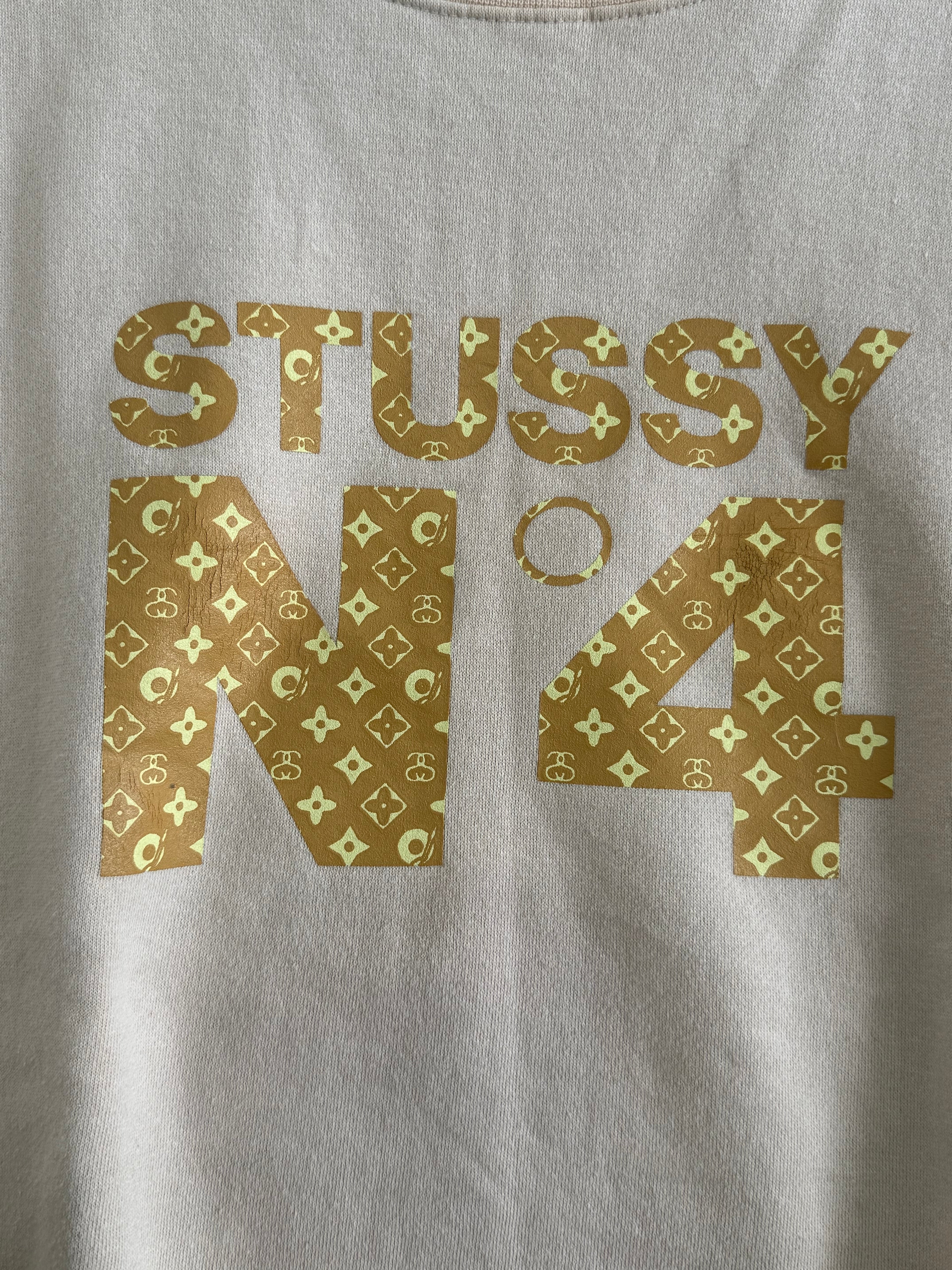Vintage Stussy N4 Parody Logo - Size L