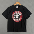 AAPE by A Bathing Ape Red Camo Logo Tee - Size S