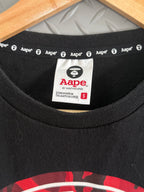 AAPE by A Bathing Ape Red Camo Logo Tee - Size S