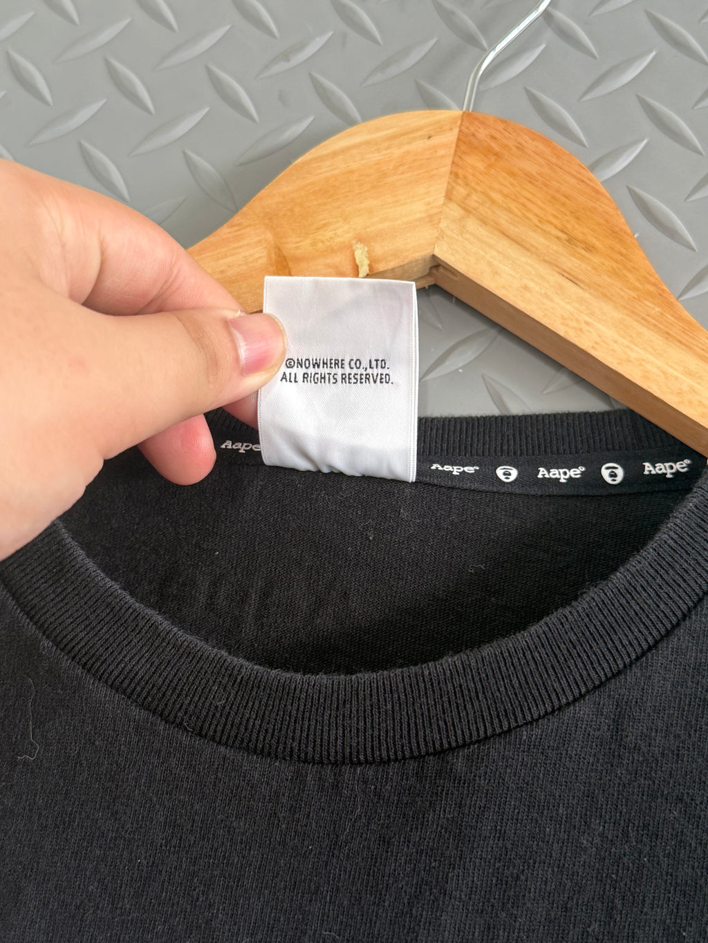 AAPE by A Bathing Ape Red Camo Logo Tee - Size S