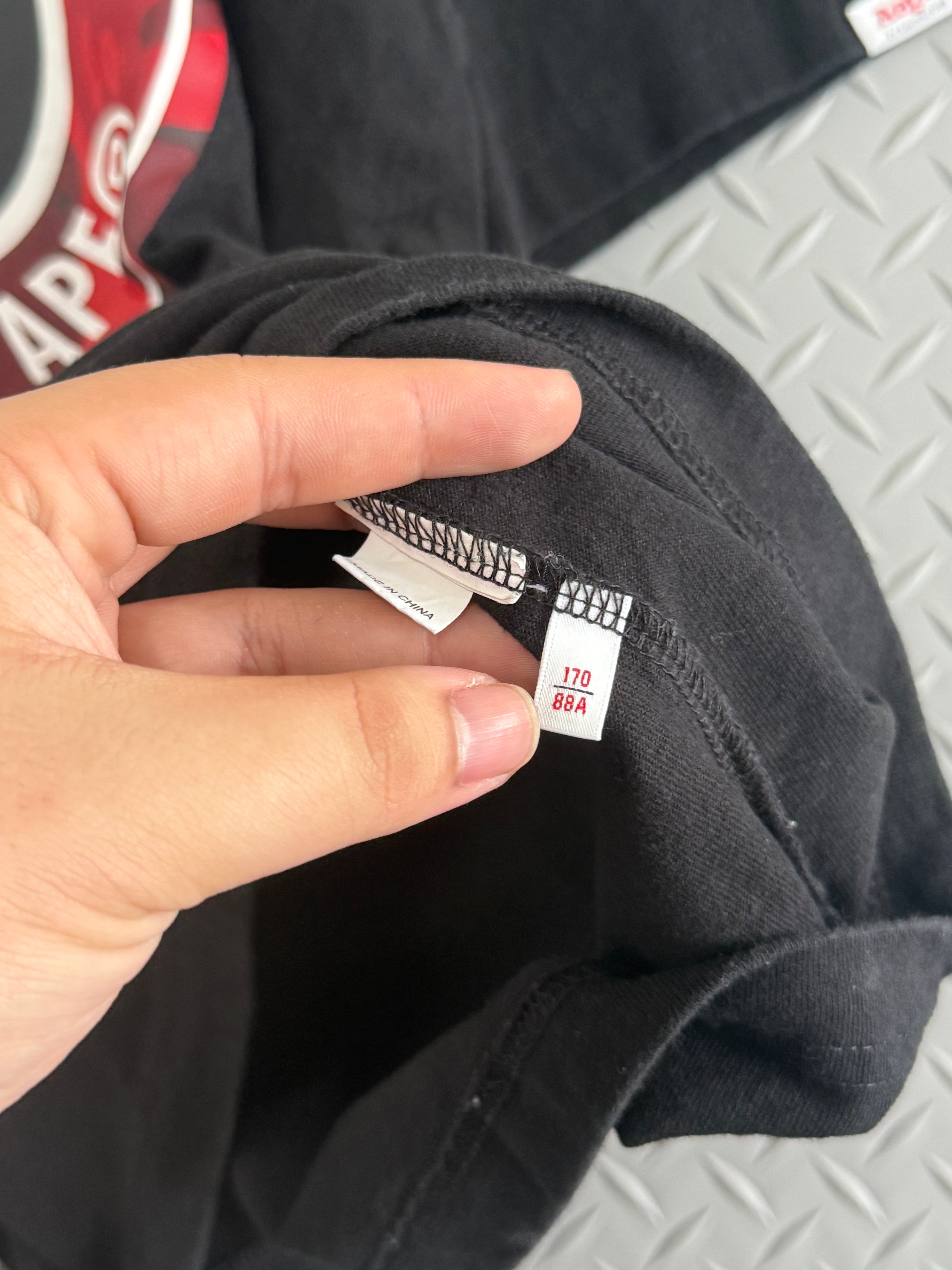 AAPE by A Bathing Ape Red Camo Logo Tee - Size S