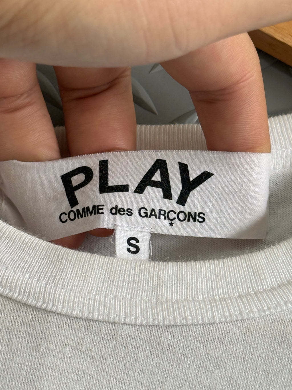 Play CDG Camo Heart Tee AZ-T242 - Size S