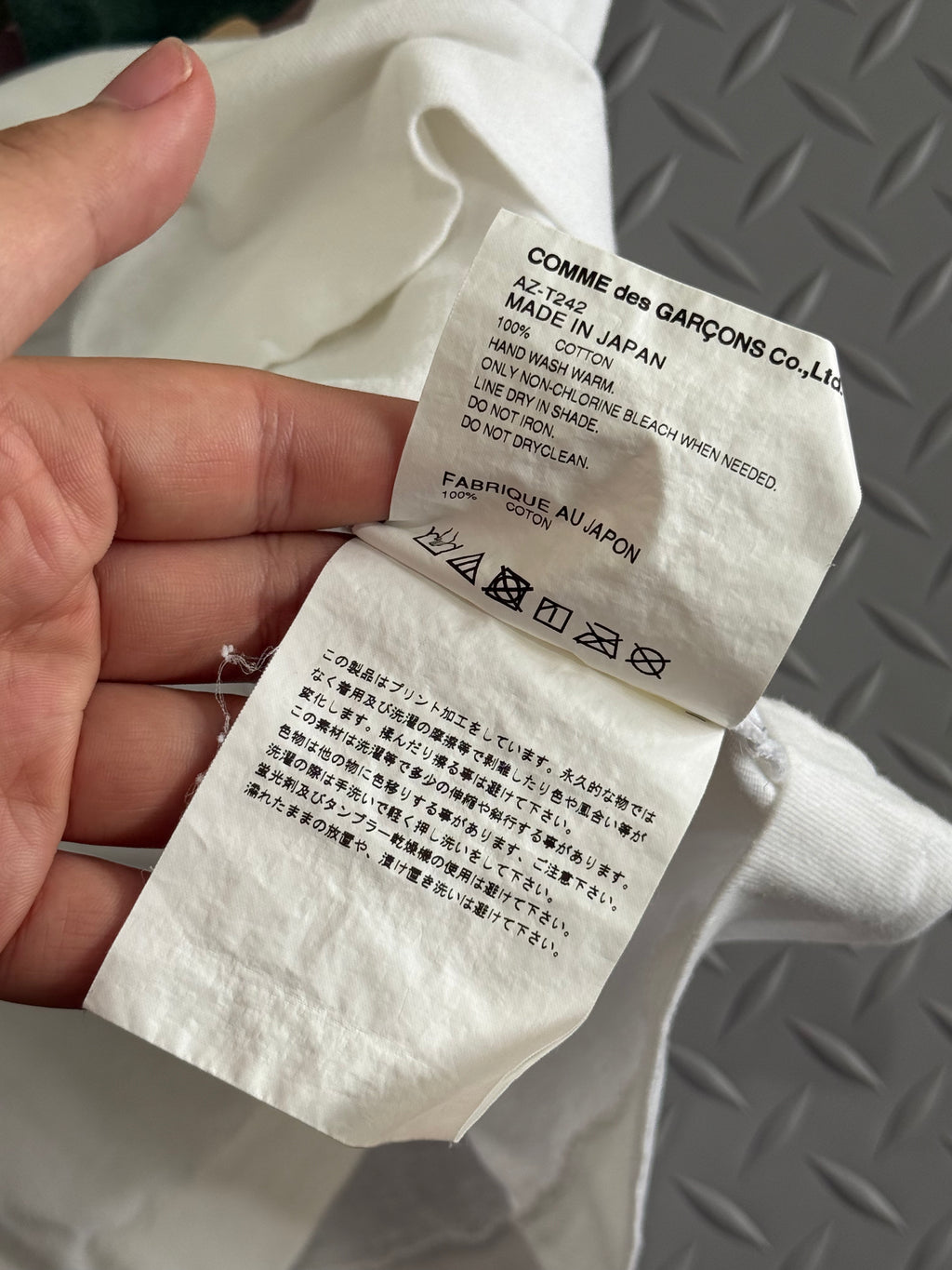 Play CDG Camo Heart Tee AZ-T242 - Size S