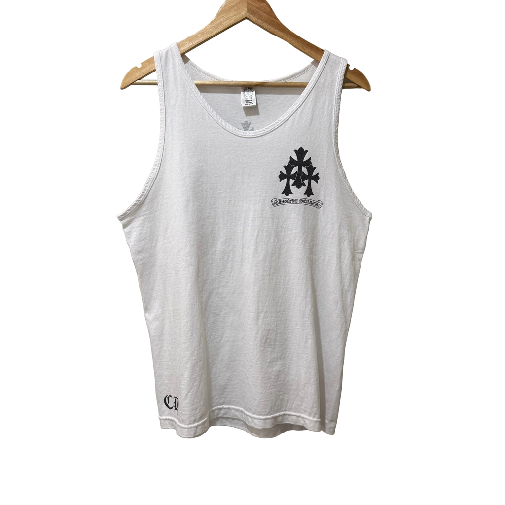 Chrome Hearts Cemetery Cross Tank Top - Size M