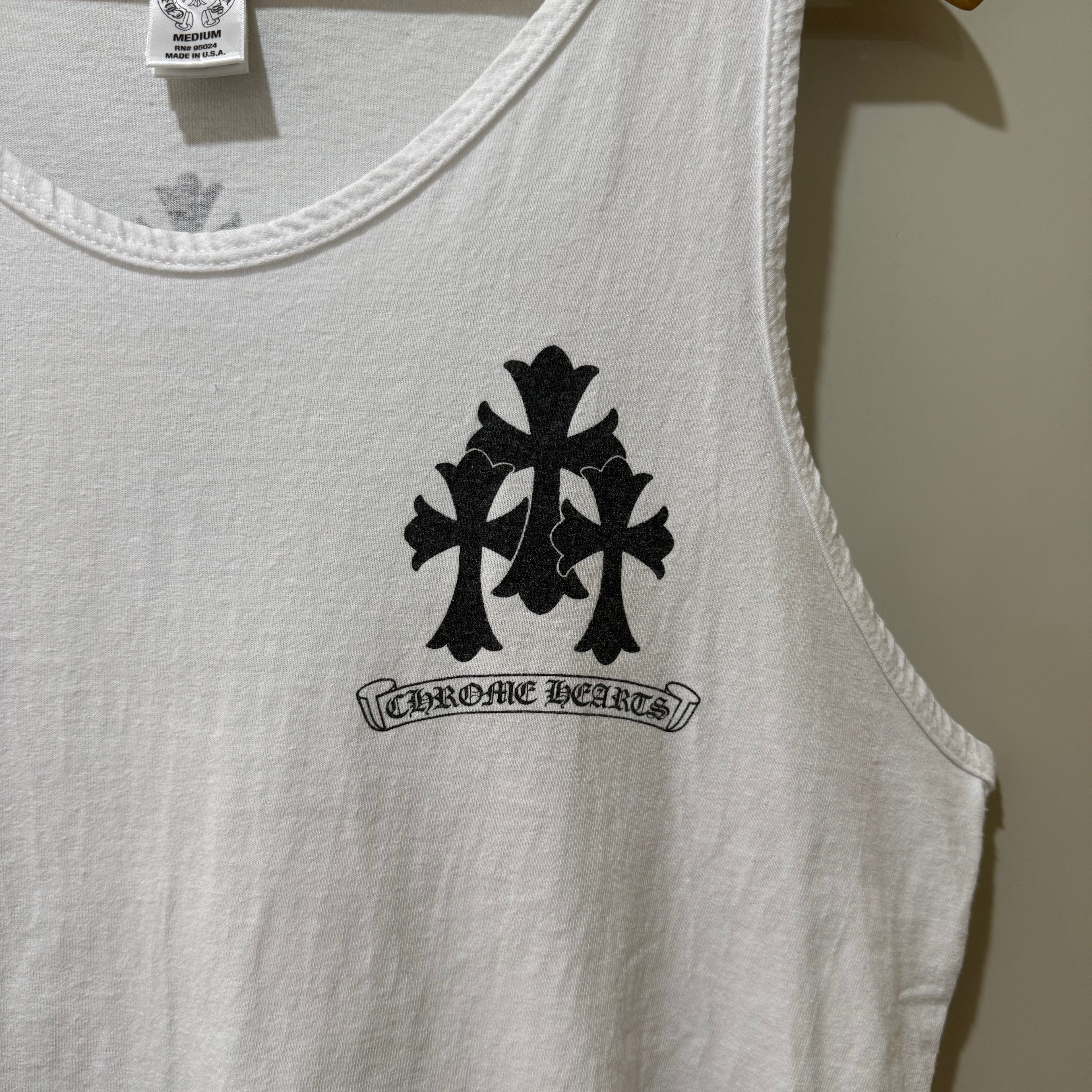 Chrome Hearts Cemetery Cross Tank Top - Size M