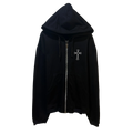 VTG Chrome Hearts T Bar Zip Up Hoodie