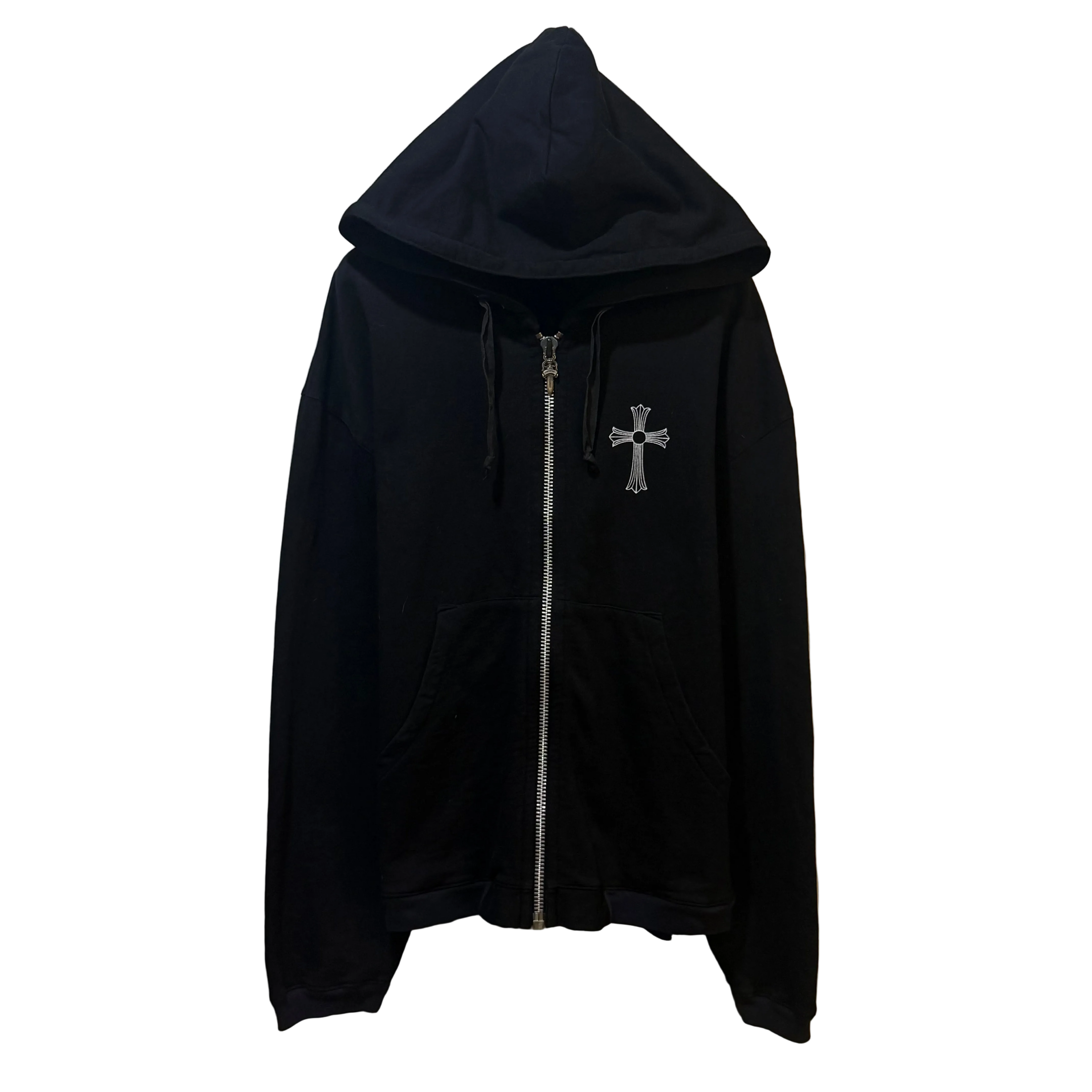 VTG Chrome Hearts T Bar Zip Up Hoodie