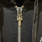 VTG Chrome Hearts T Bar Zip Up Hoodie