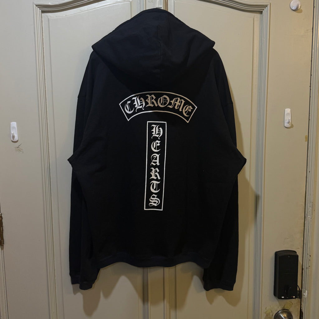 VTG Chrome Hearts T Bar Zip Up Hoodie