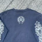 VTG Chrome Hearts Floral Longsleeve Pocket Tee - Size M
